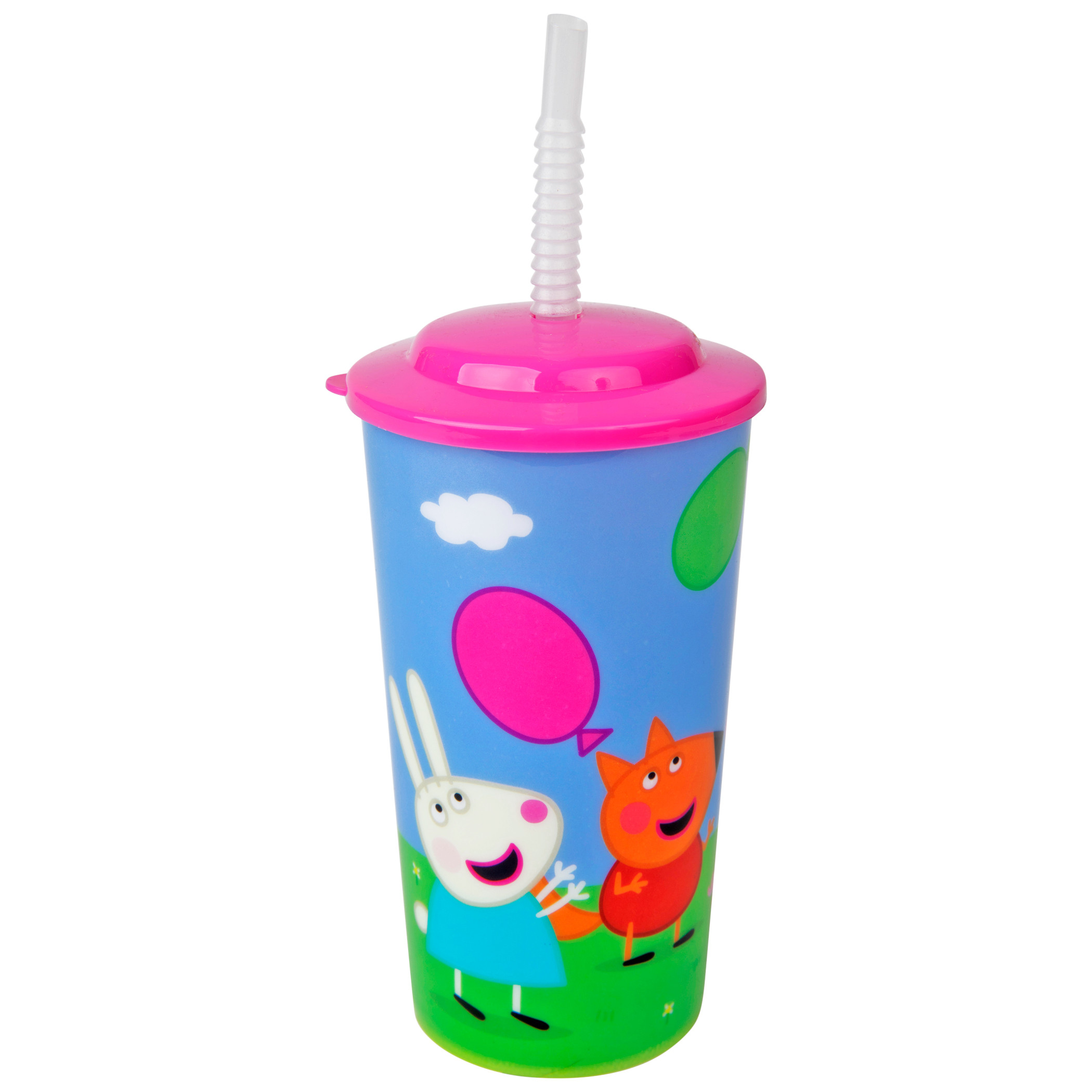 Peppa Pig and Friends 16oz PP Sports Tumbler with Straw